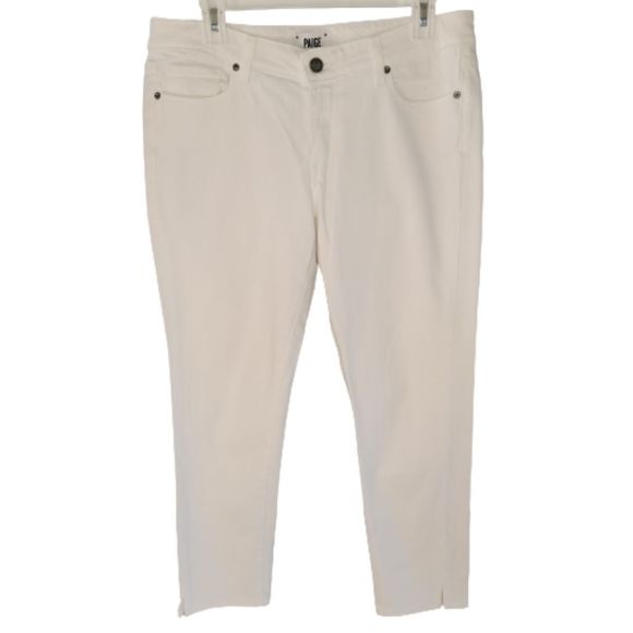 PAIGE Denim - PAIGE white Kylie Crop jeans